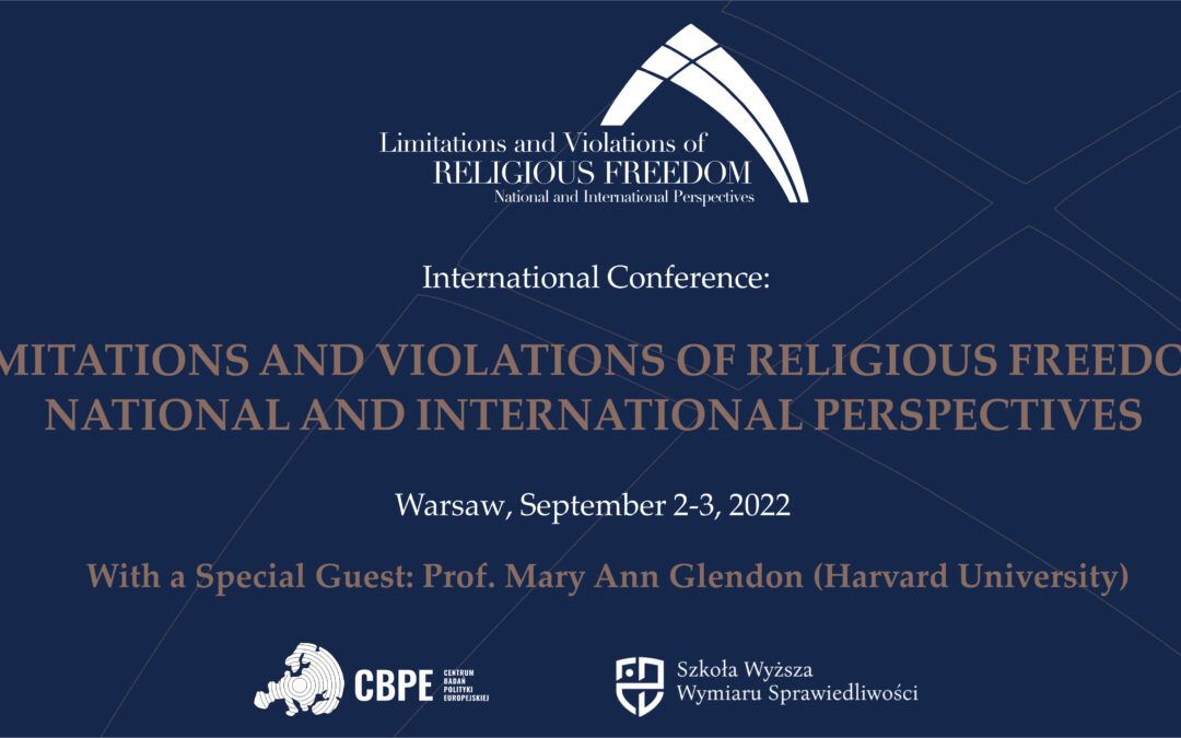 LIMITATIONS AND VIOLATIONS OF RELIGIOUS FREEDOM NATIONAL AND INTERNATIONAL PERSPECTIVES